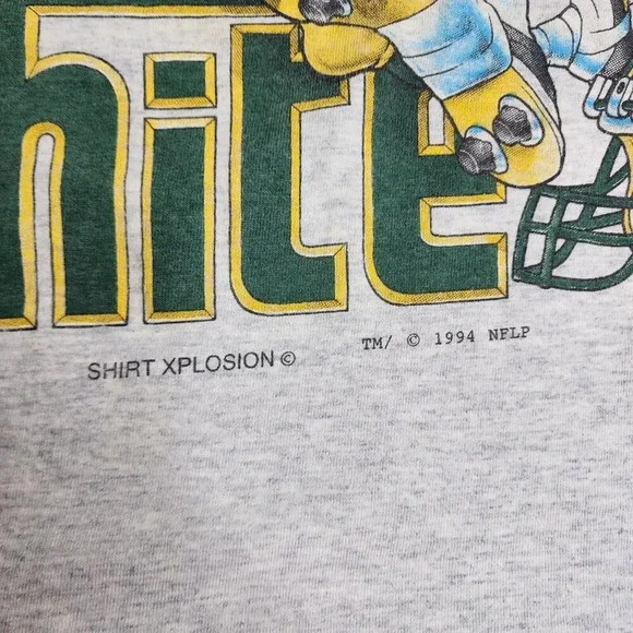 Vintage Reggie White Green Bay Packers Shirt Xplosion Caricature 1994 Size Large - Picture 9 of 14